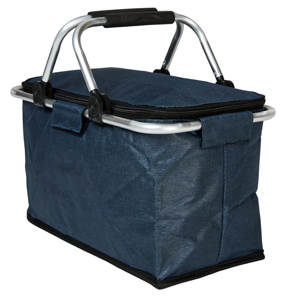 Cooler Plegable Manillas 18Lt Azul - Image 7