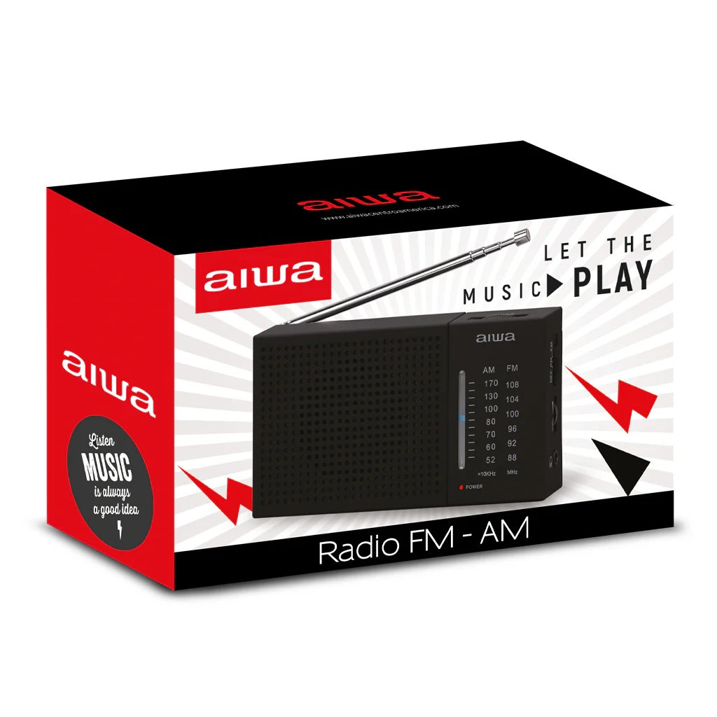 Radio Aiwa Awfml2 Am-Fm Análogo Portátil Conector 3.5 Mm - Image 3