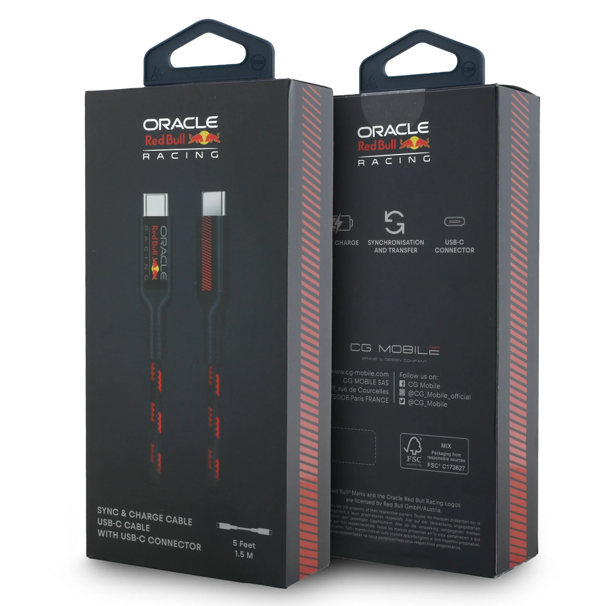 ORBR Cable Bicolor USB-C 1.5M Navy - Image 2