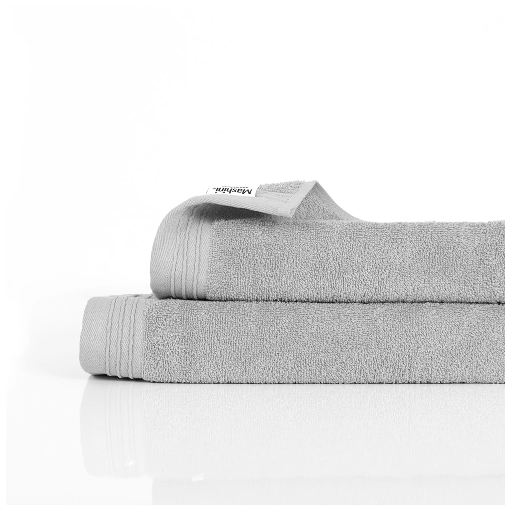 Set 2 Toallas Mashini 500 GSM 30x50 Gris - Image 2