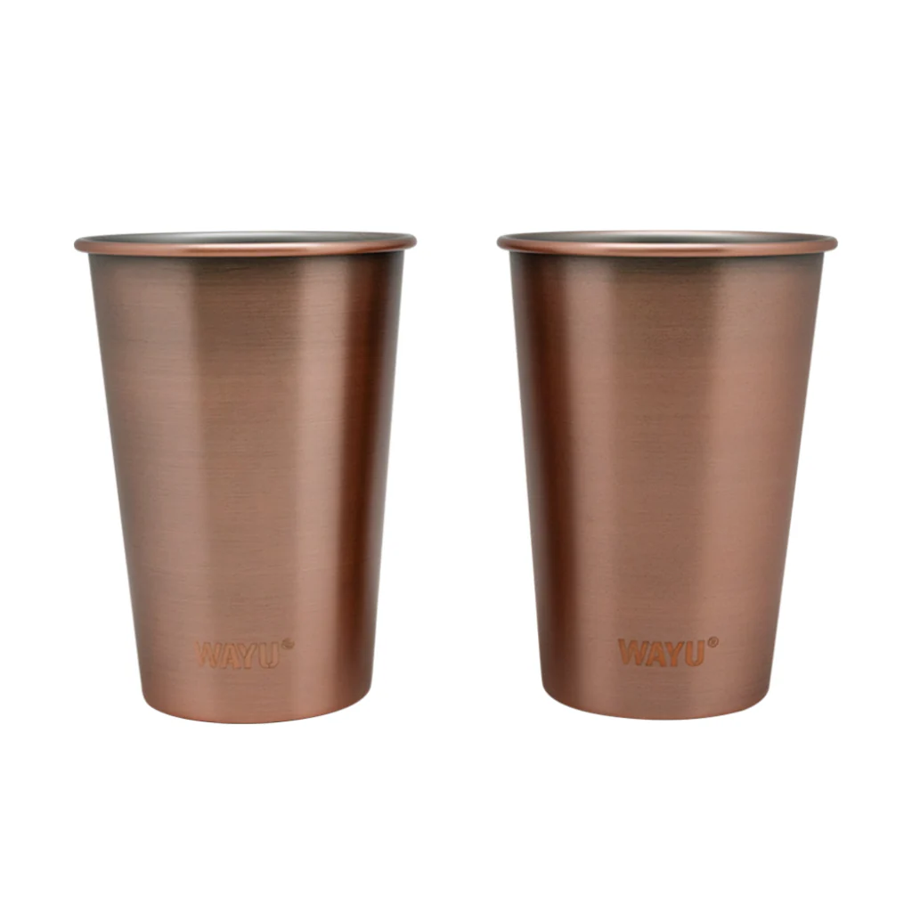 Set 2 Vasos 500ml Copper Line Wayu