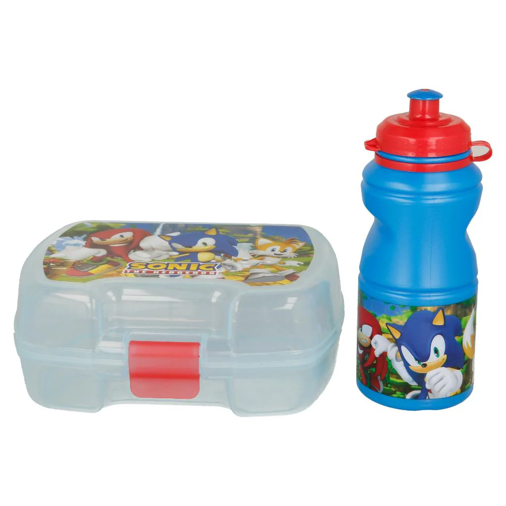 Set Premium Porta Sandwich + Botella Sonic