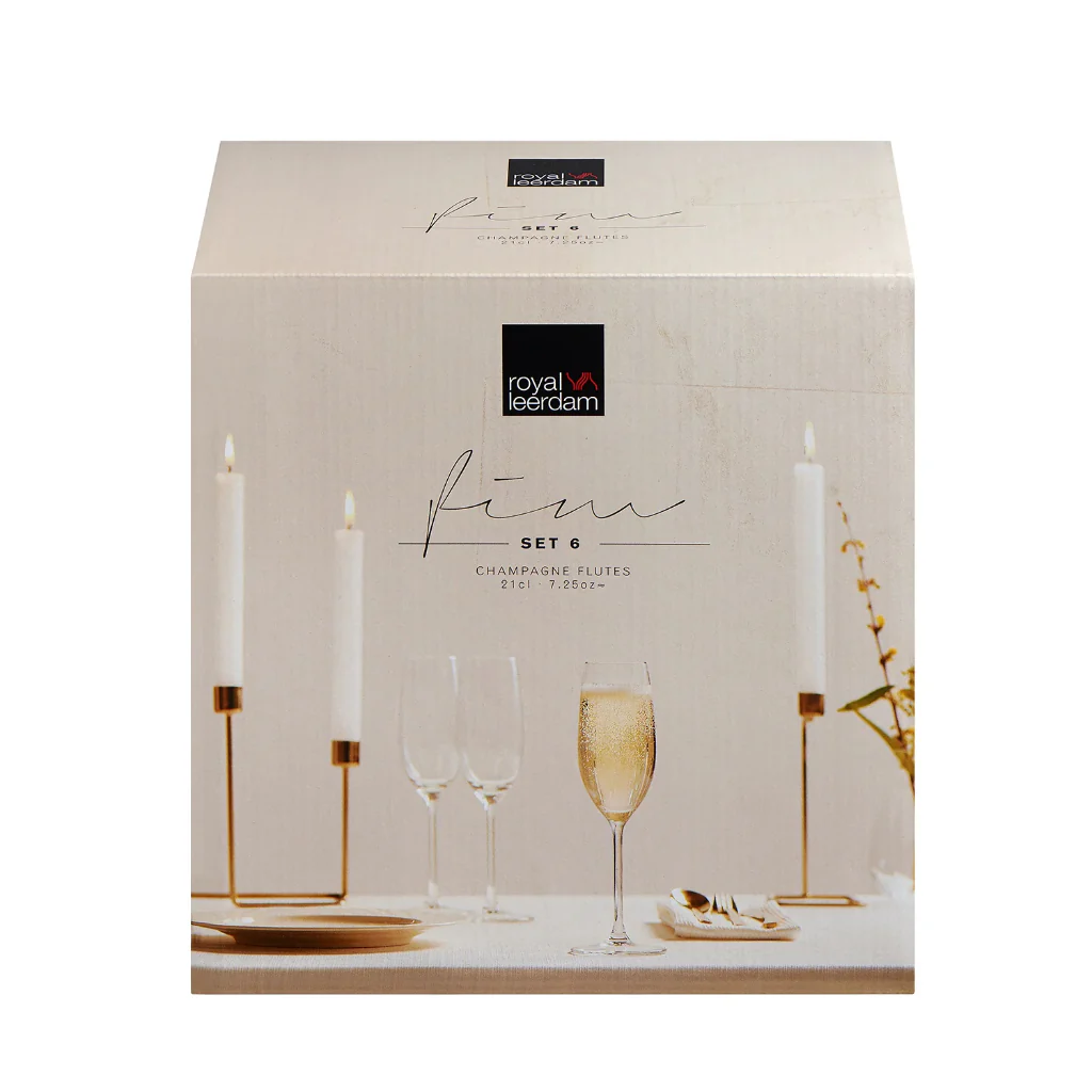 Set de 6 Copas de Champagne 210ml Fim - Image 2