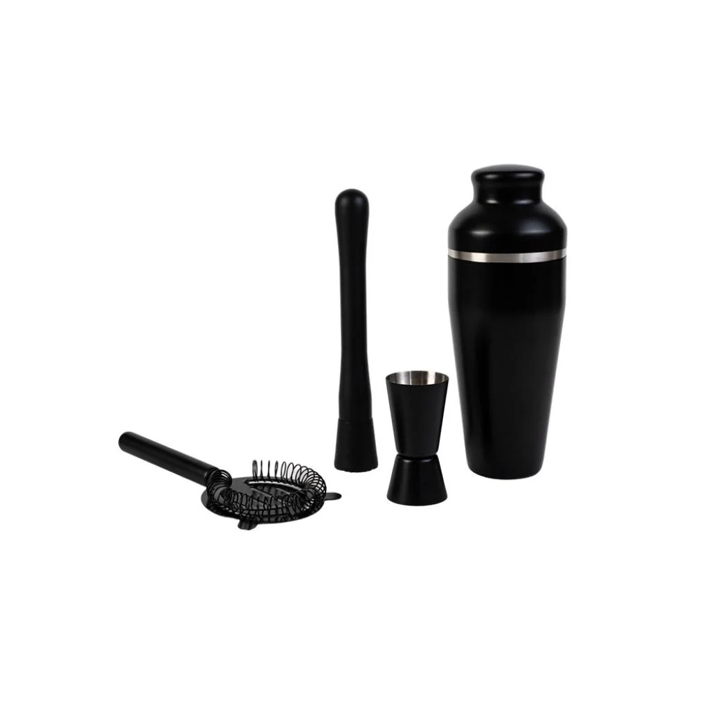 Set Coctelera De Acero Inoxidable Black 4 Piezas Day - Image 4