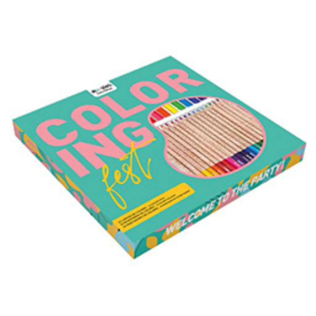50 Lapices Set Coloring Fest X