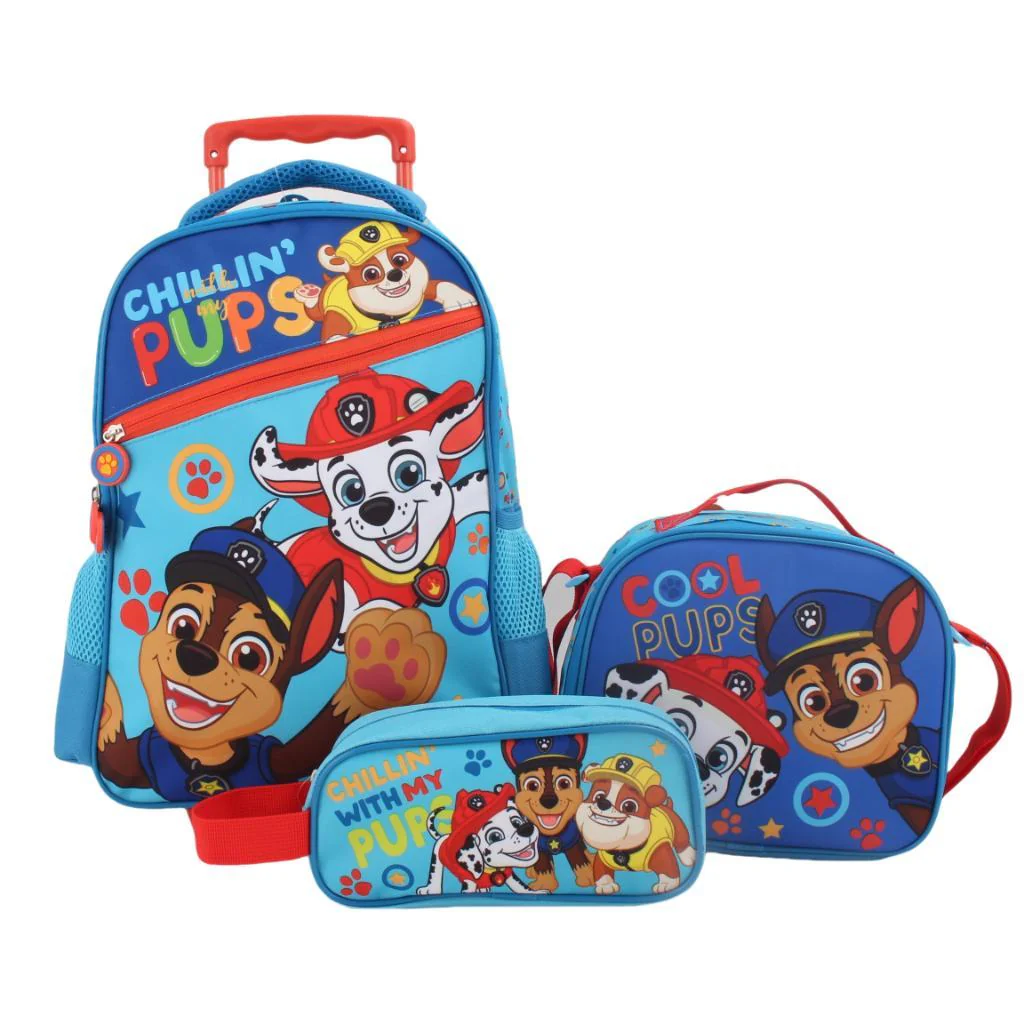 Set Back To School con Ruedas 3 Piezas Paw Patrol Boy - Image 2