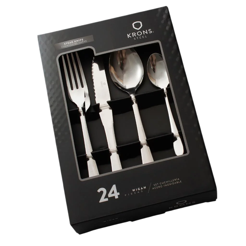 Set Cubiertos 24 Piezas Wigan Carne Krons