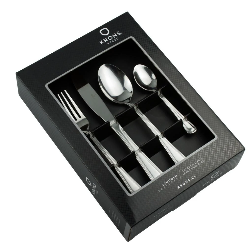 Set Cubiertos 24 Piezas Lincoln