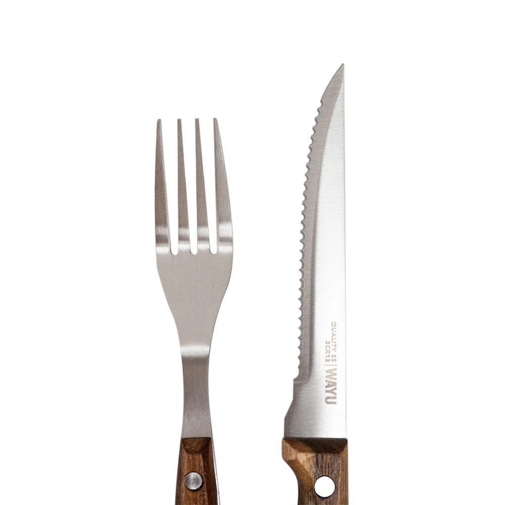 Set Cuchillos Y Tenedores Prm 8 Pcs Wayu - Image 2