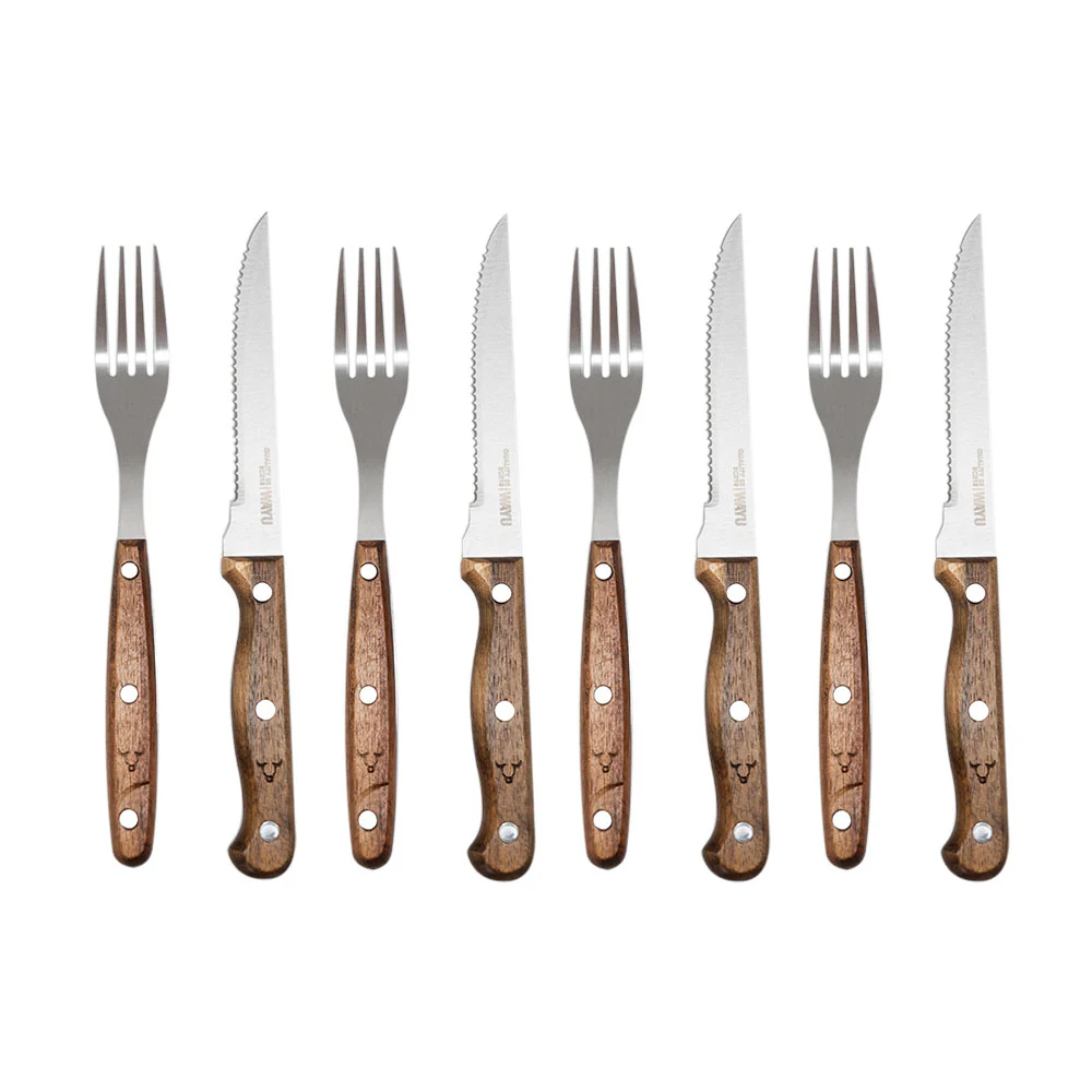 Set Cuchillos Y Tenedores Prm 8 Pcs Wayu - Image 4