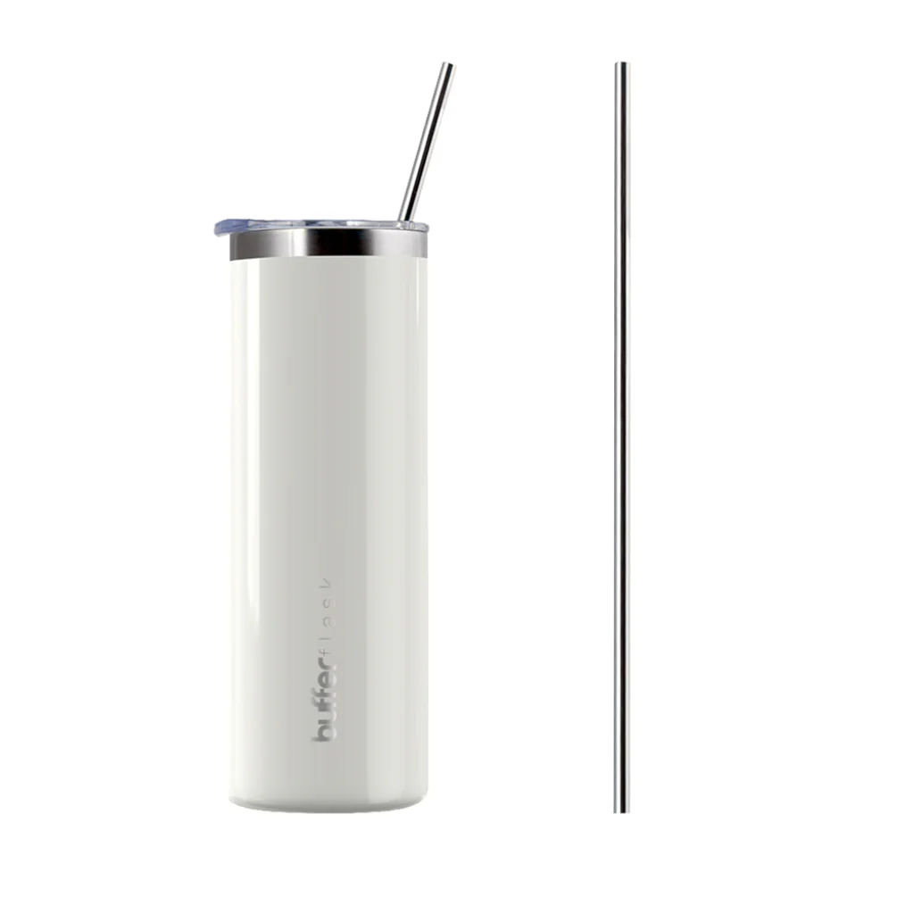 Set de 2 Vasos Térmicos Buffer Frío y Calor Blanco - Image 2