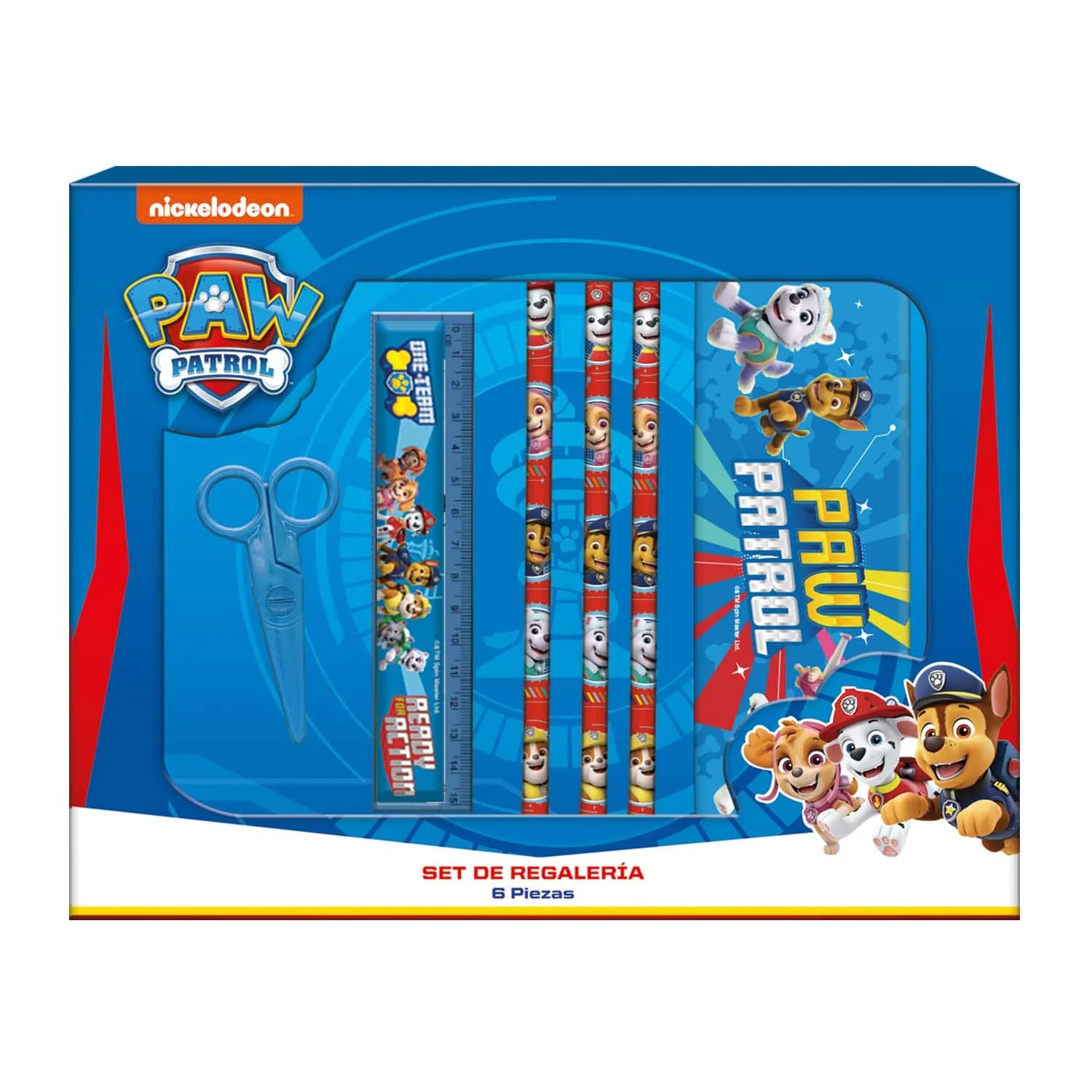 Set Escolar Paw Patrol Box 6 Piezas en Caja