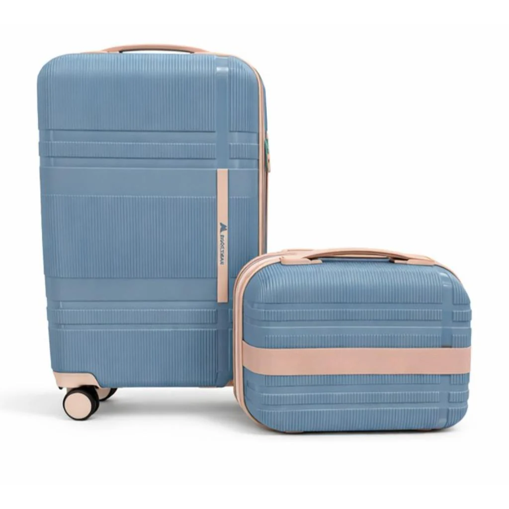 Set Maleta De Cabina + Neceser Light Blue/Rose Marksman - Image 6