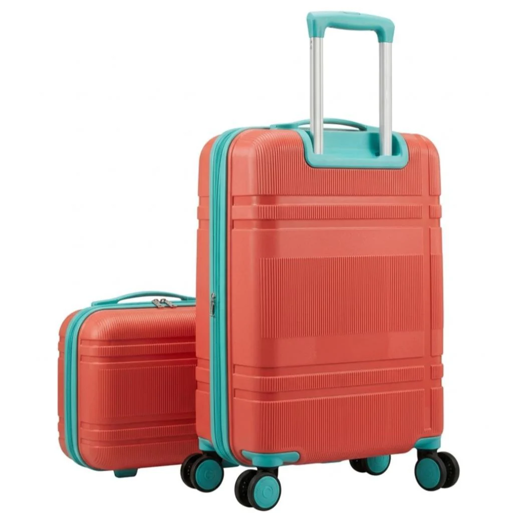 Set Maleta De Cabina + Neceser Orange/Turquesa Marksman - Image 2