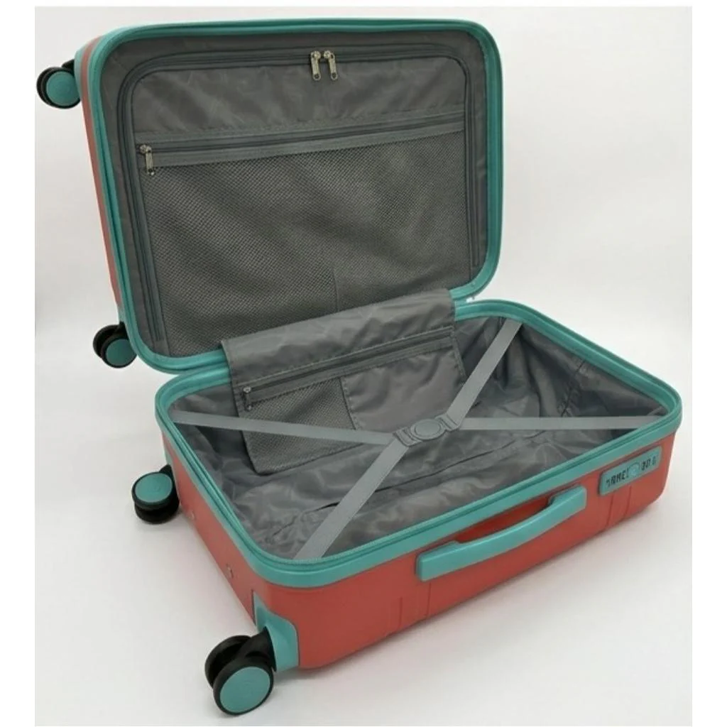 Set Maleta De Cabina + Neceser Orange/Turquesa Marksman - Image 6