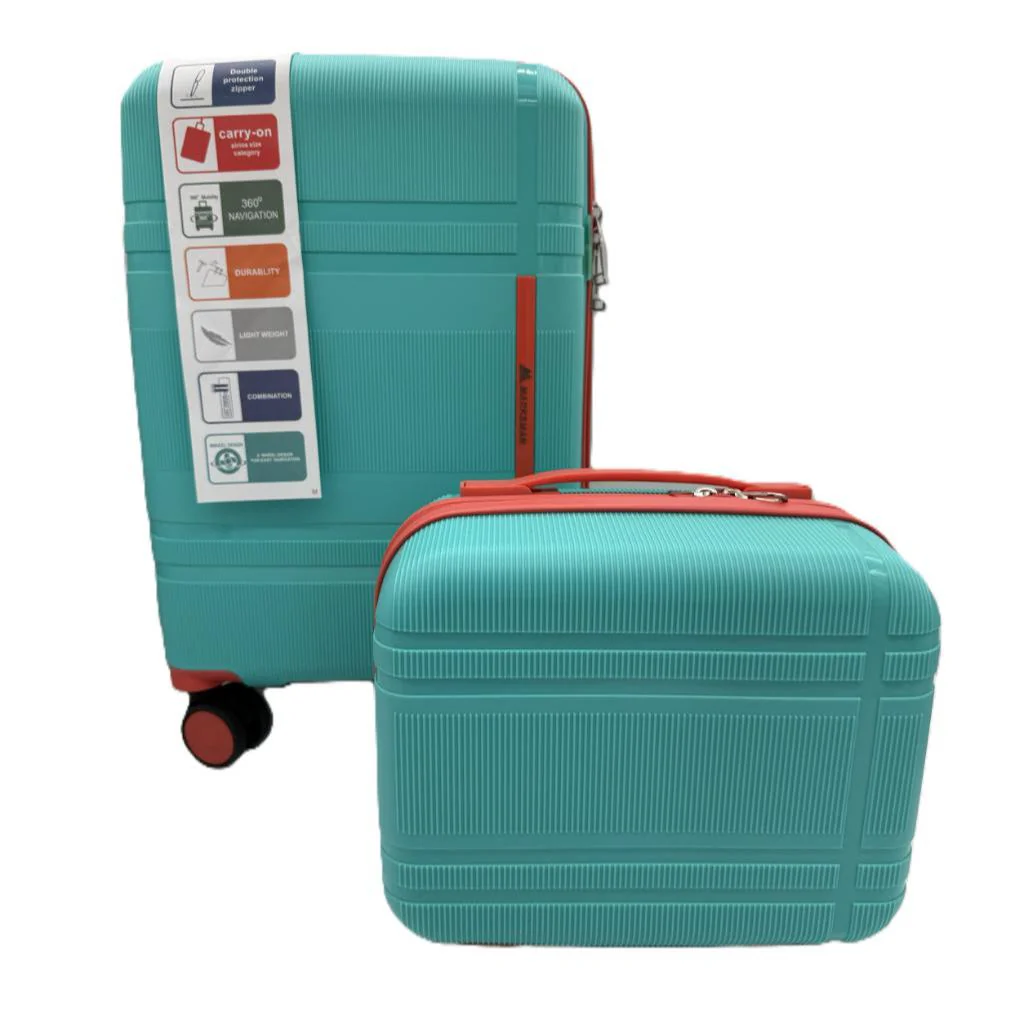 Set Maleta De Cabina + Neceser Turquesa/Rose Marksman - Image 11