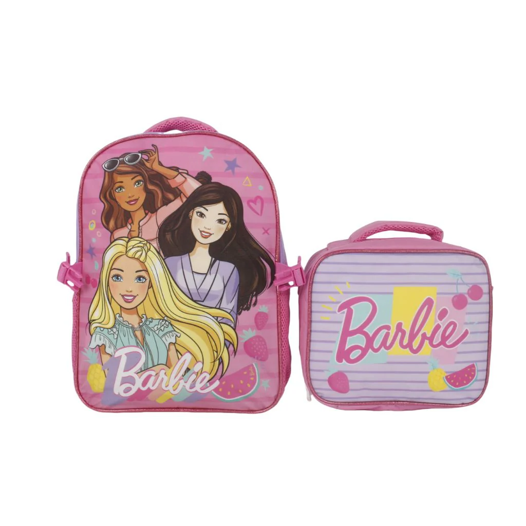 Set Barbie: Mochila + Lonchera