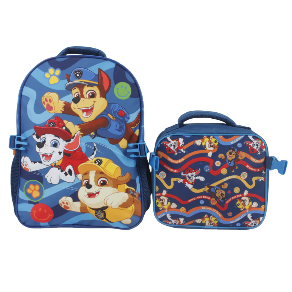 Combo Paw Patrol Chase: Mochila Con Lonchera