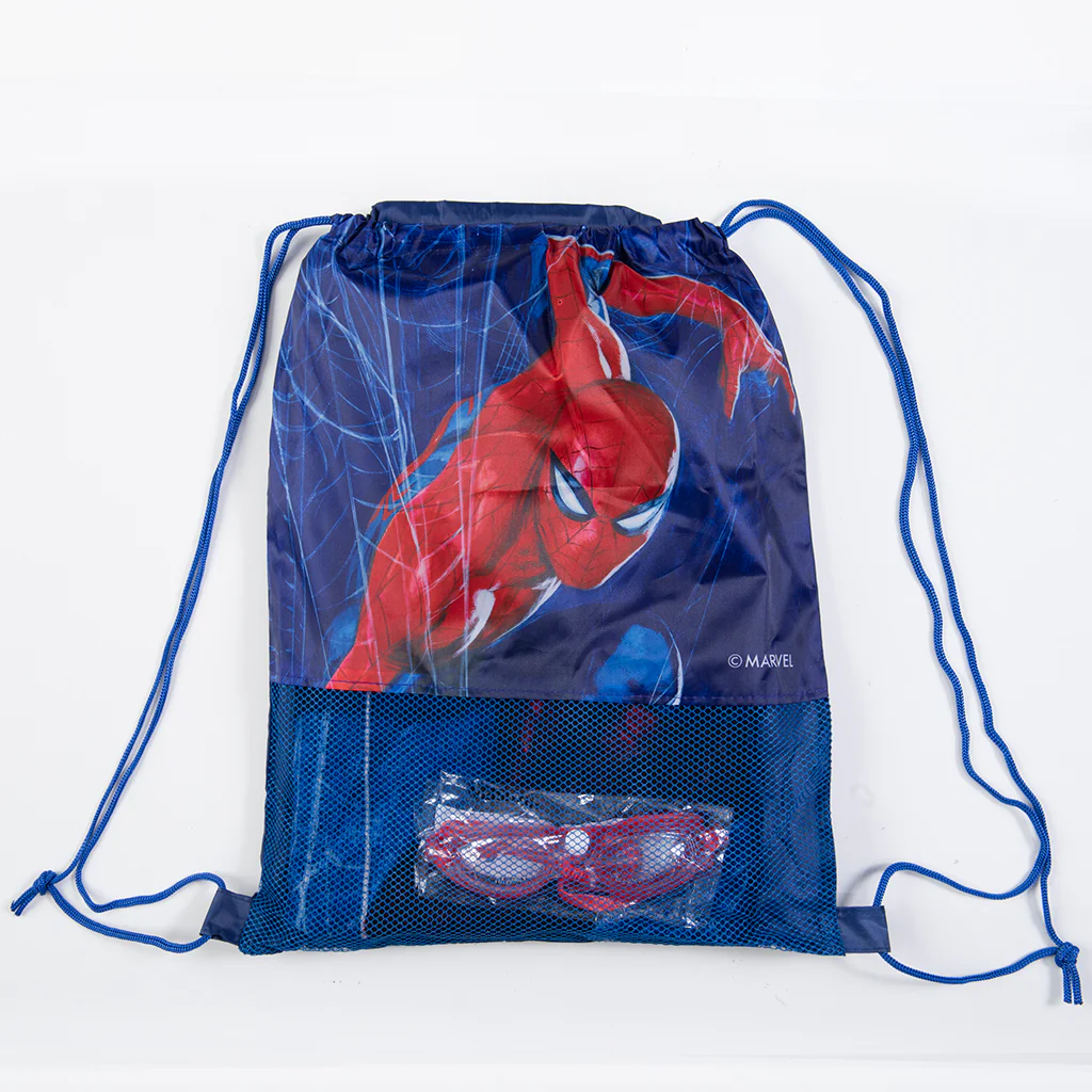 Combo Spiderman 3pcs: Toalla  + Lentes De Agua + Bolso - Image 3