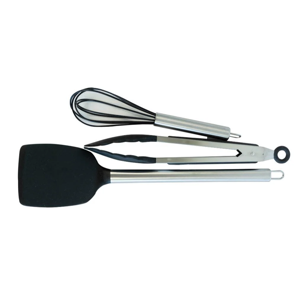 Set De Utensilios De Cocina Silicona 6 Piezas Negro Doral - Image 3
