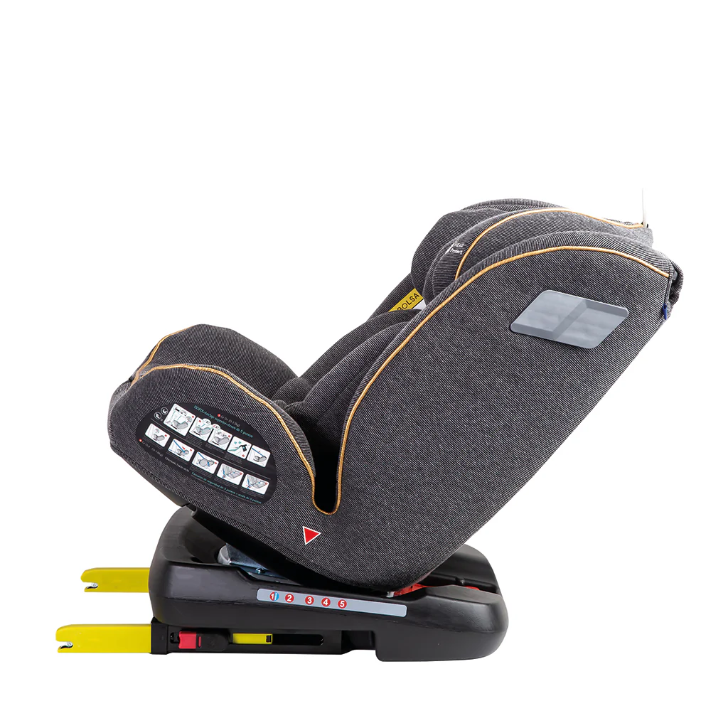 Silla de Auto Convertible 360° Isofix Supra Gris - Image 8