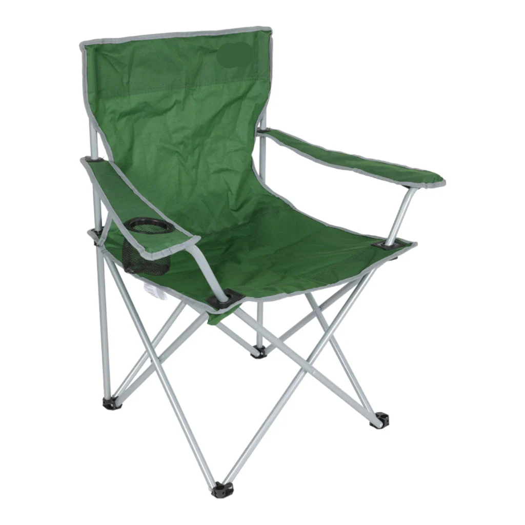 Silla Plegable Apoyabrazos Verde