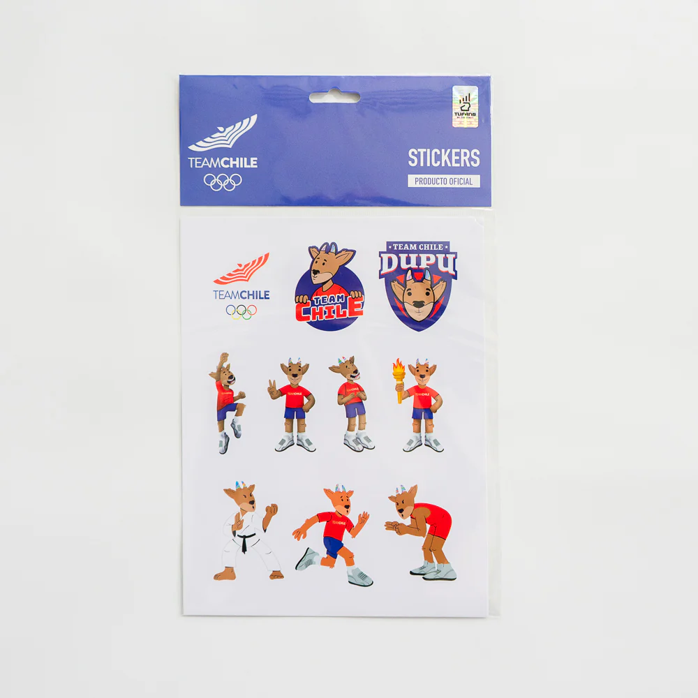 Stickers Team Chile Set 1 - Image 3
