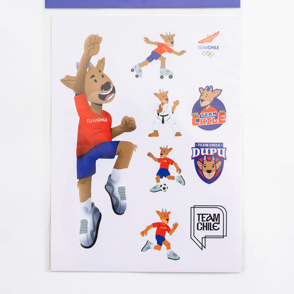 Stickers Team Chile Set 2 - Image 2