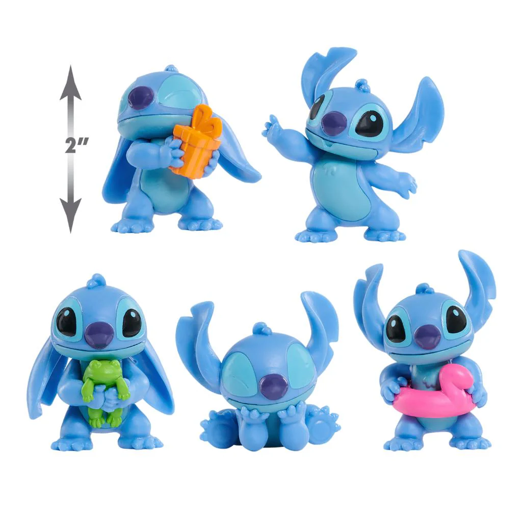 Stitch Pack De 5 Figuras 2.5" De Deluxe - Image 2