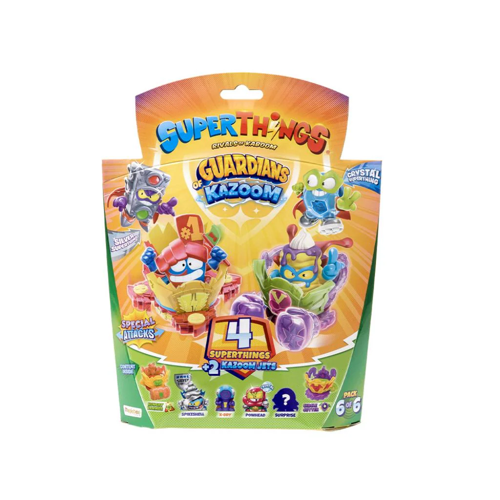 Superthings Guardians of Kazoom Blister Pack 4 Figuras + Kazoom Jets - Image 2