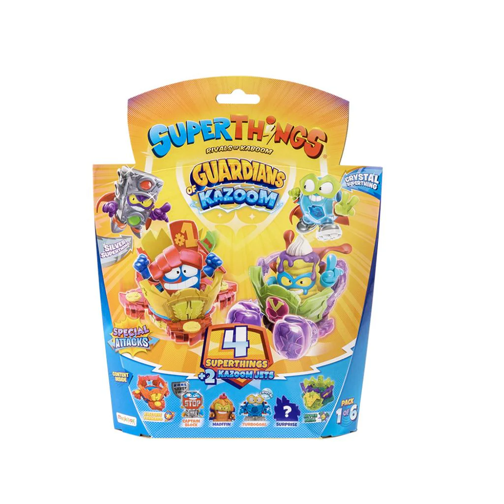 Superthings Guardians of Kazoom Blister Pack 4 Figuras + Kazoom Jets - Image 3