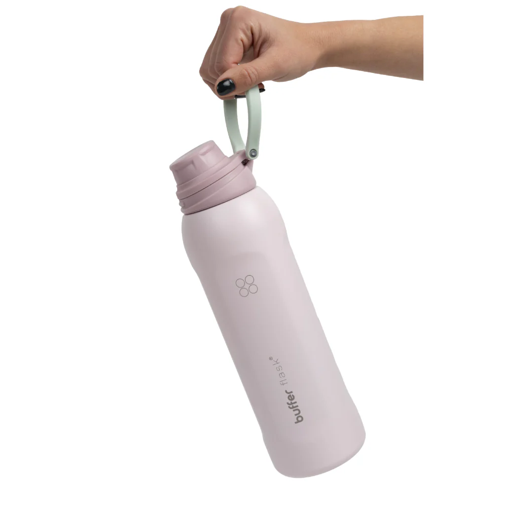 Termo Agua Botella Termica Buffer Capri Acero Inoxidable 1L +Tapas Capri Pinky - Image 7