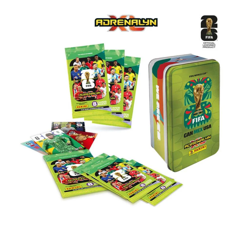Tins Verde Trading Cards Panini Mundial FIFA AdrenalynXL 2026