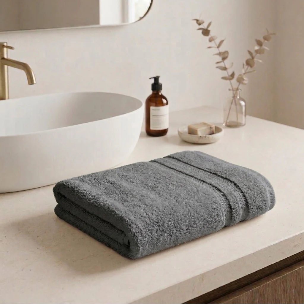 Toalla Soft Twist 600 G/M² 30x50 Cm Gris Mashini