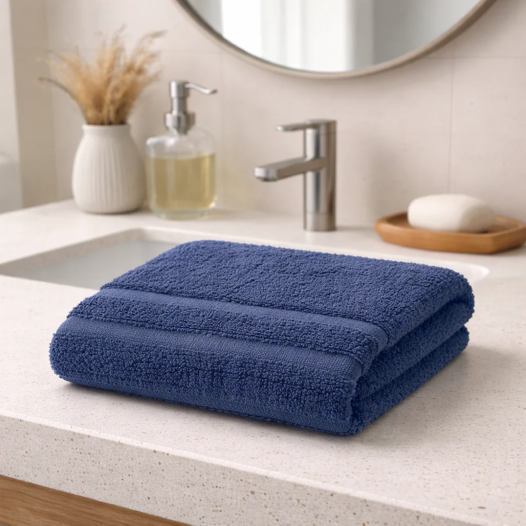 Toalla Soft Twist 600 G/M² 45x80 Cm Azul Mashini