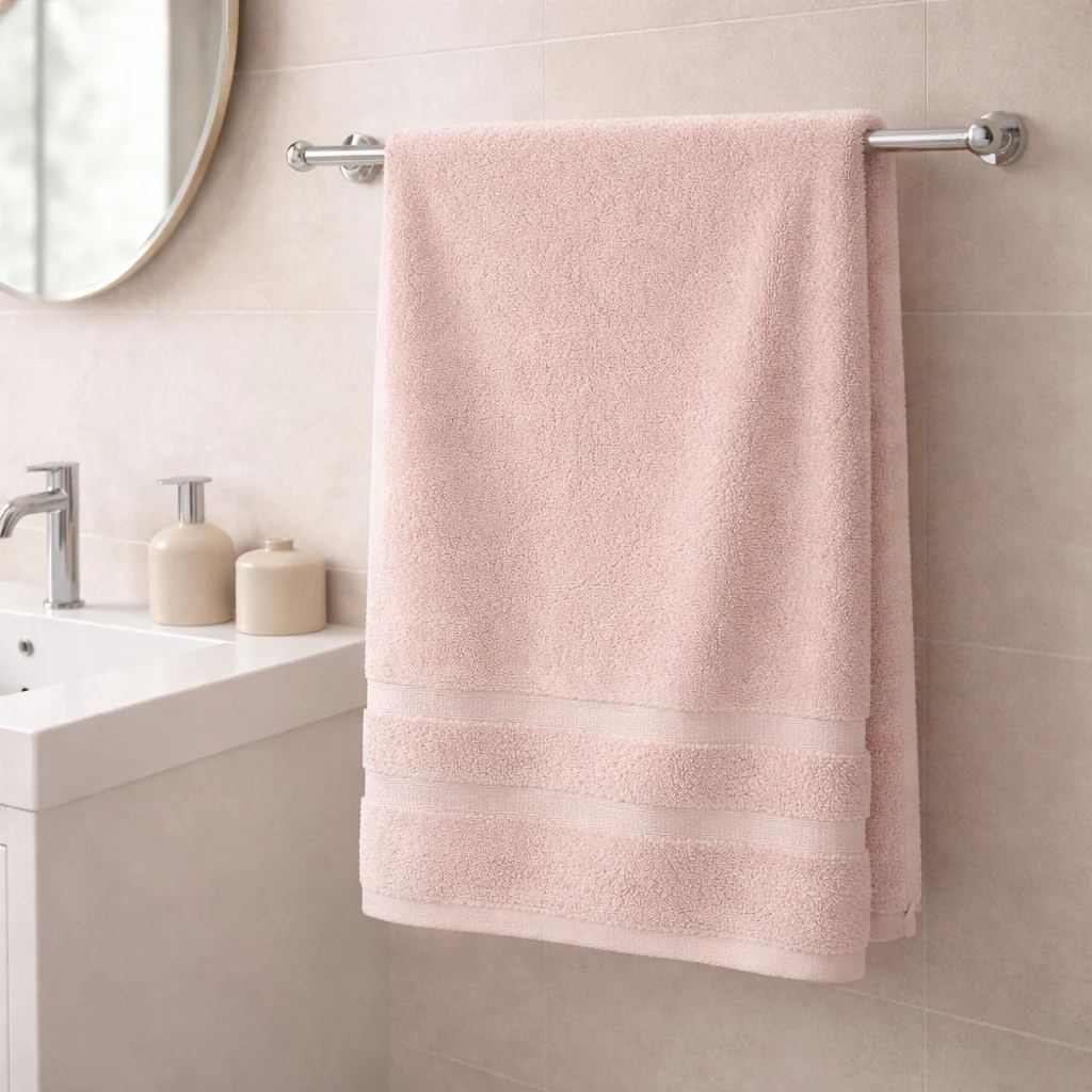 Toalla Soft Twist 600 G/M² 70x140 Cm Rosado Mashini