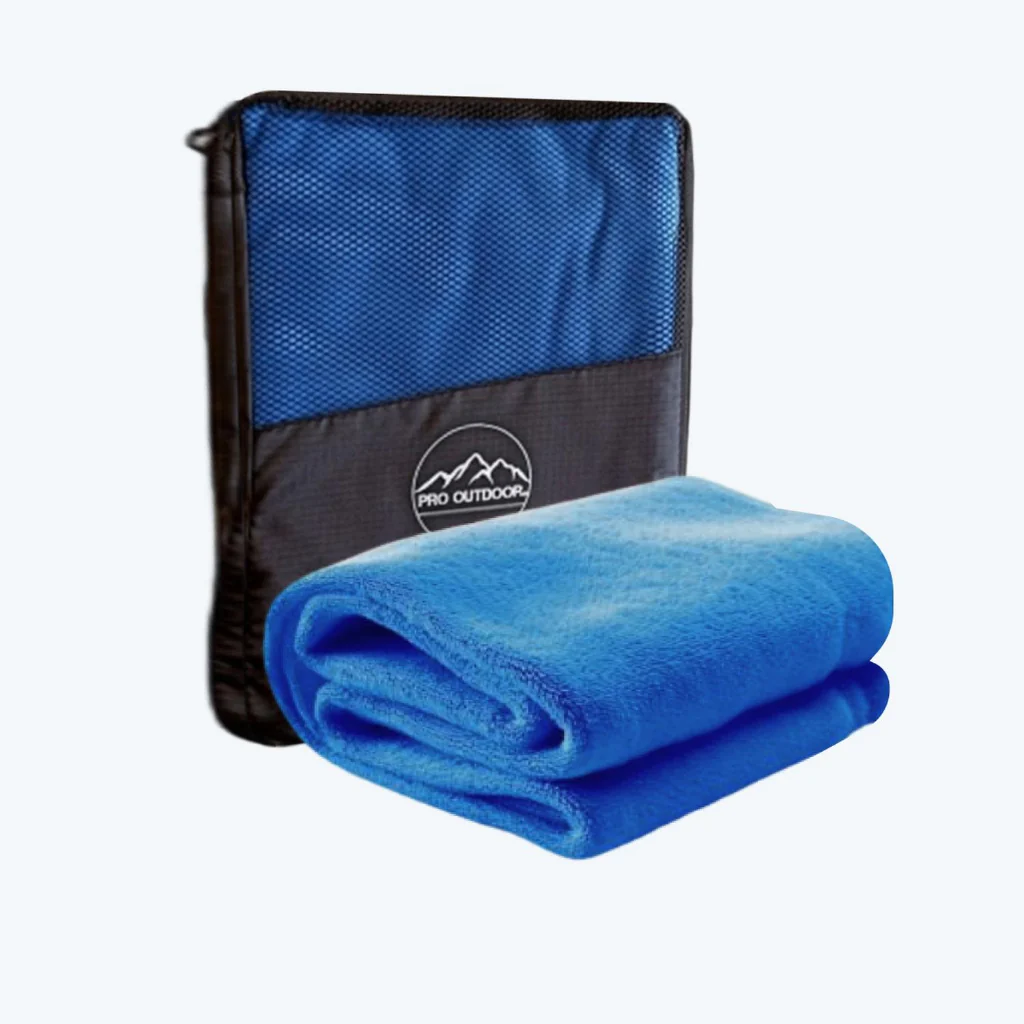 Toalla XL Microfibra Terry Azul Pro Outdoor - Image 2