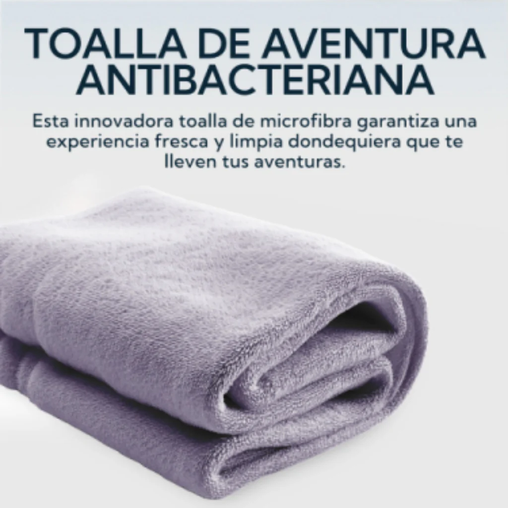Toalla XL Microfibra Terry 110x150 cm Gris Pro Outdoor - Image 8