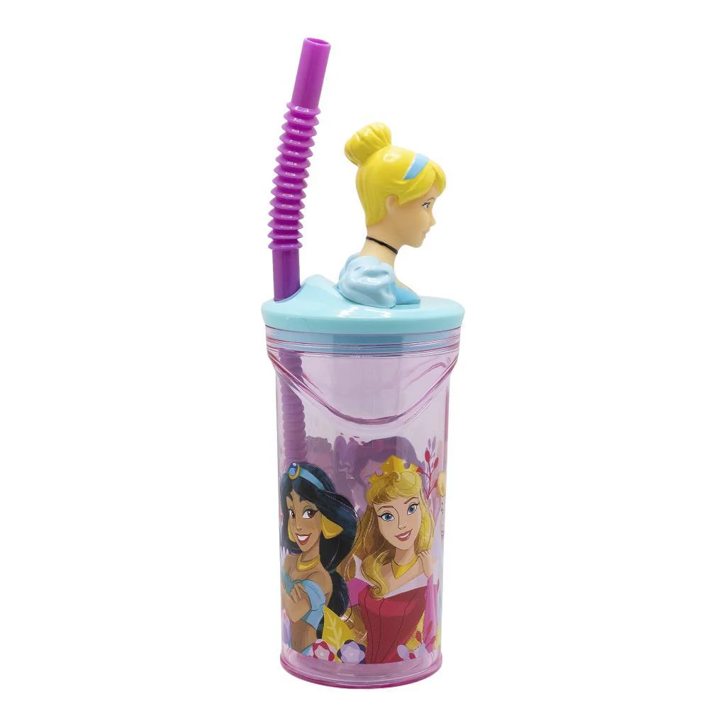Toma Jugo Infantil Figura 3D Princesas - Image 2
