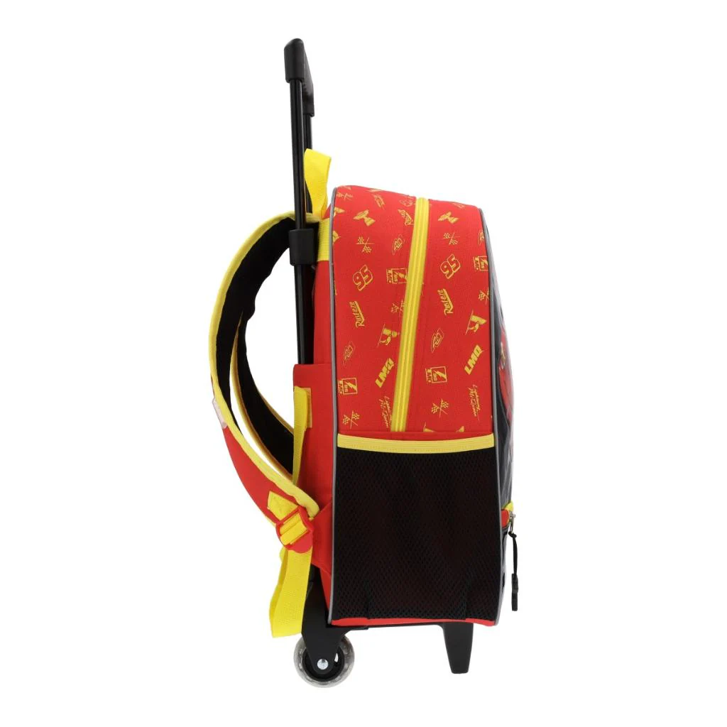 Trolley Set 3 En 1 Cars Infantil (Mochila Con Ruedas, Lonchera Y Estuche) - Image 4