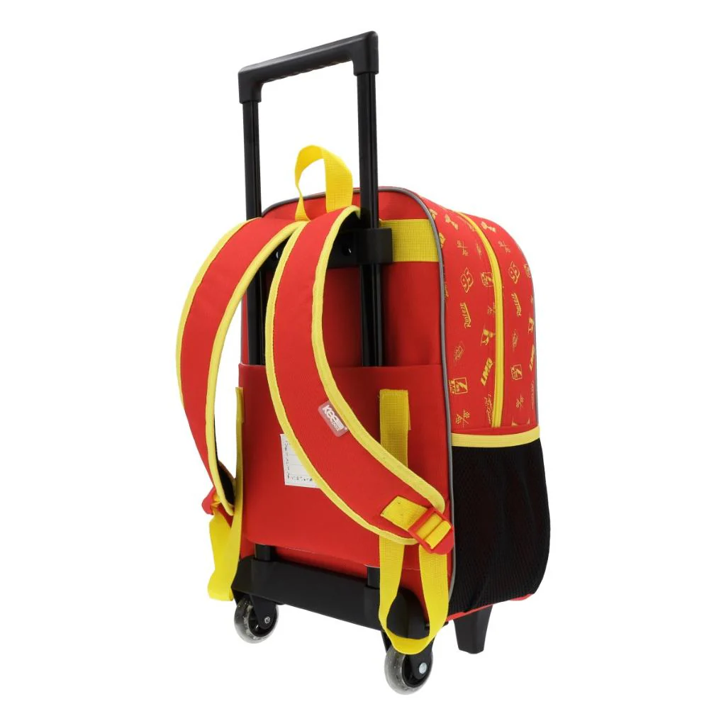 Trolley Set 3 En 1 Cars Infantil (Mochila Con Ruedas, Lonchera Y Estuche) - Image 5