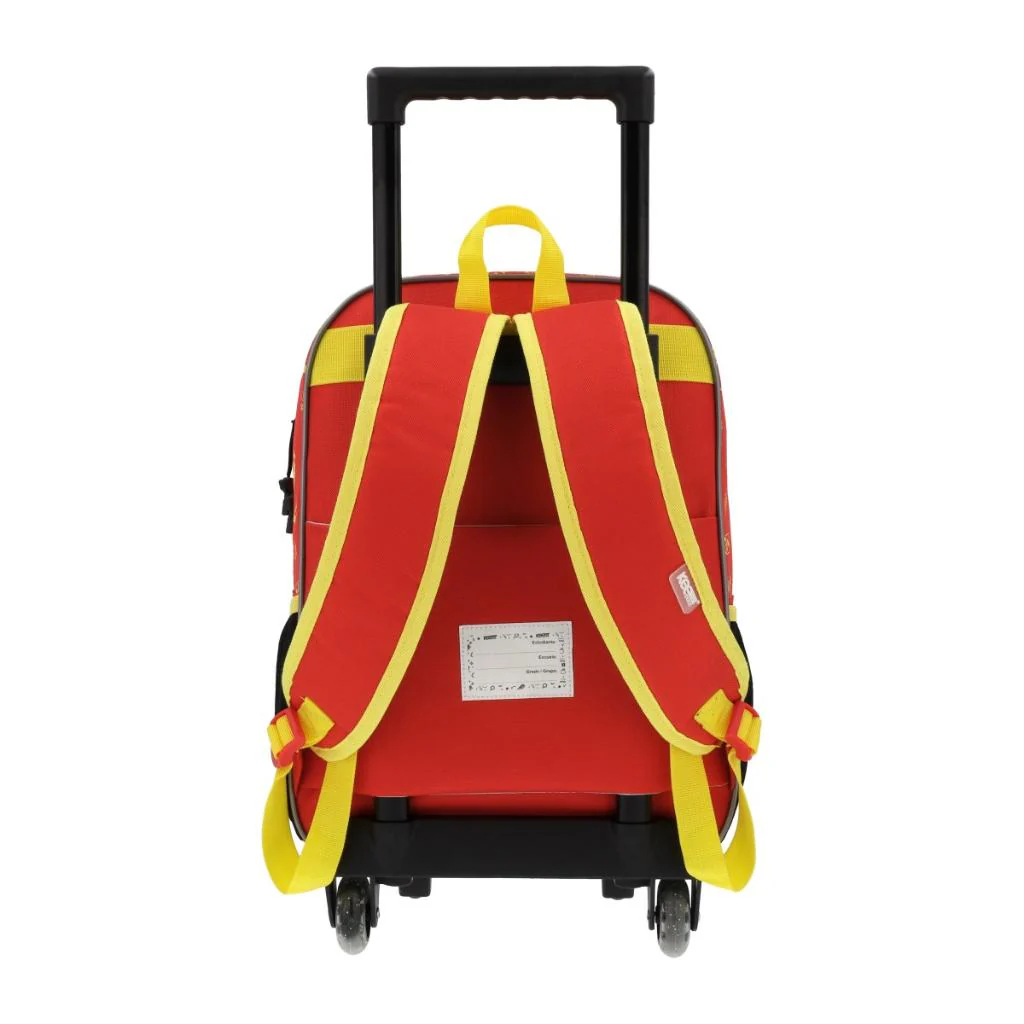 Trolley Set 3 En 1 Cars Infantil (Mochila Con Ruedas, Lonchera Y Estuche) - Image 6