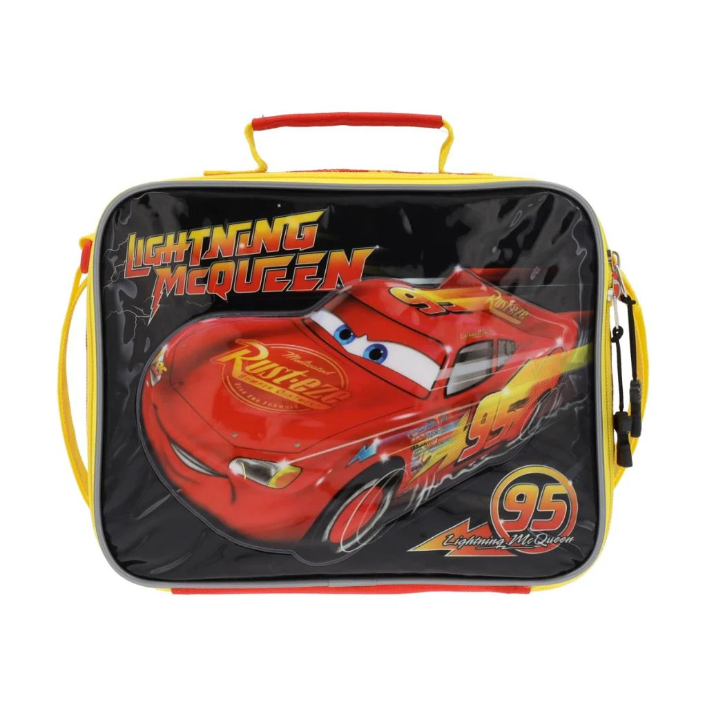 Trolley Set 3 En 1 Cars Infantil (Mochila Con Ruedas, Lonchera Y Estuche) - Image 7