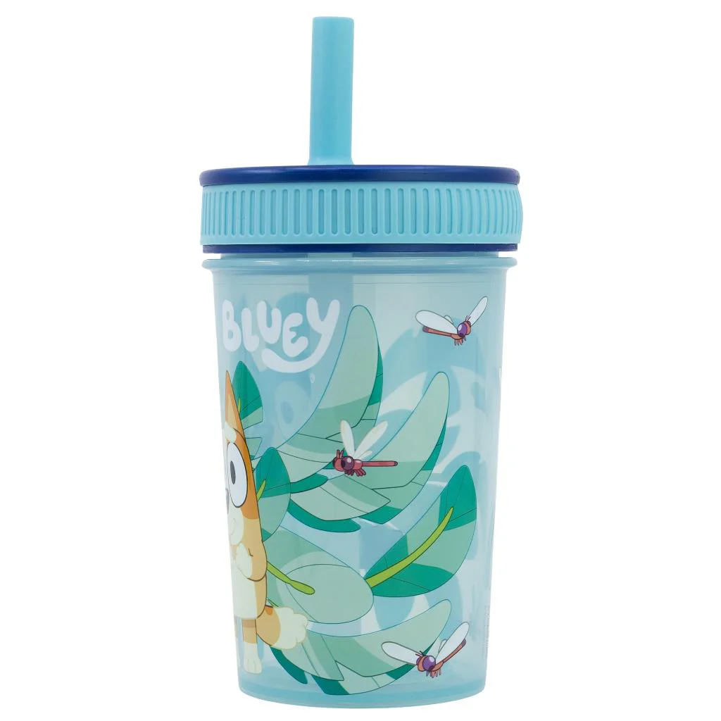 Vaso Antiderrame con Bombilla y Tapa Bluey - Image 3