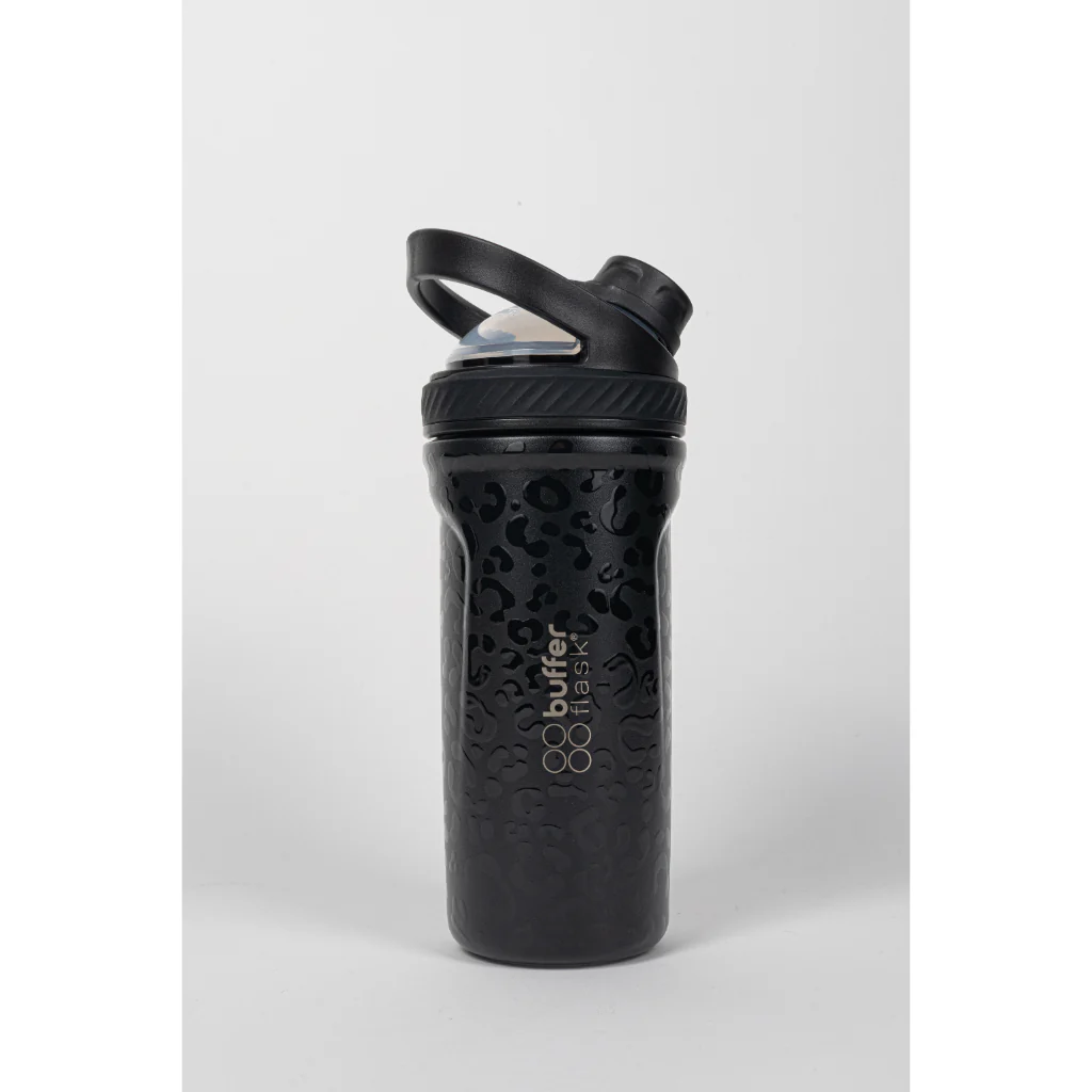 Vaso Shaker Proteina Termico Malibu Leopardo Negro - Image 3