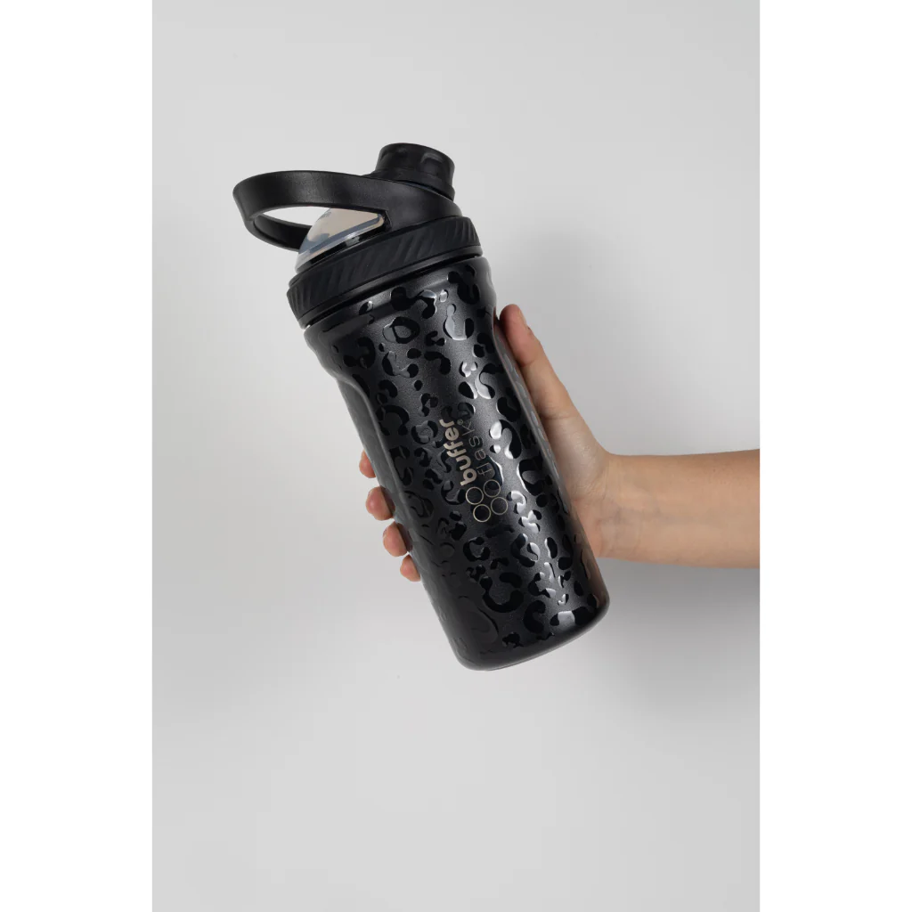 Vaso Shaker Proteina Termico Malibu Leopardo Negro - Image 6