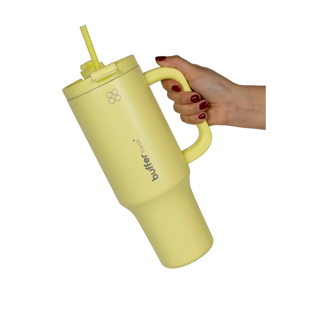 Vaso Termico Mug Buffer Bora Bora 1,2 Lt Acero Inoxidable Frio Y Calor Lemon - Image 2