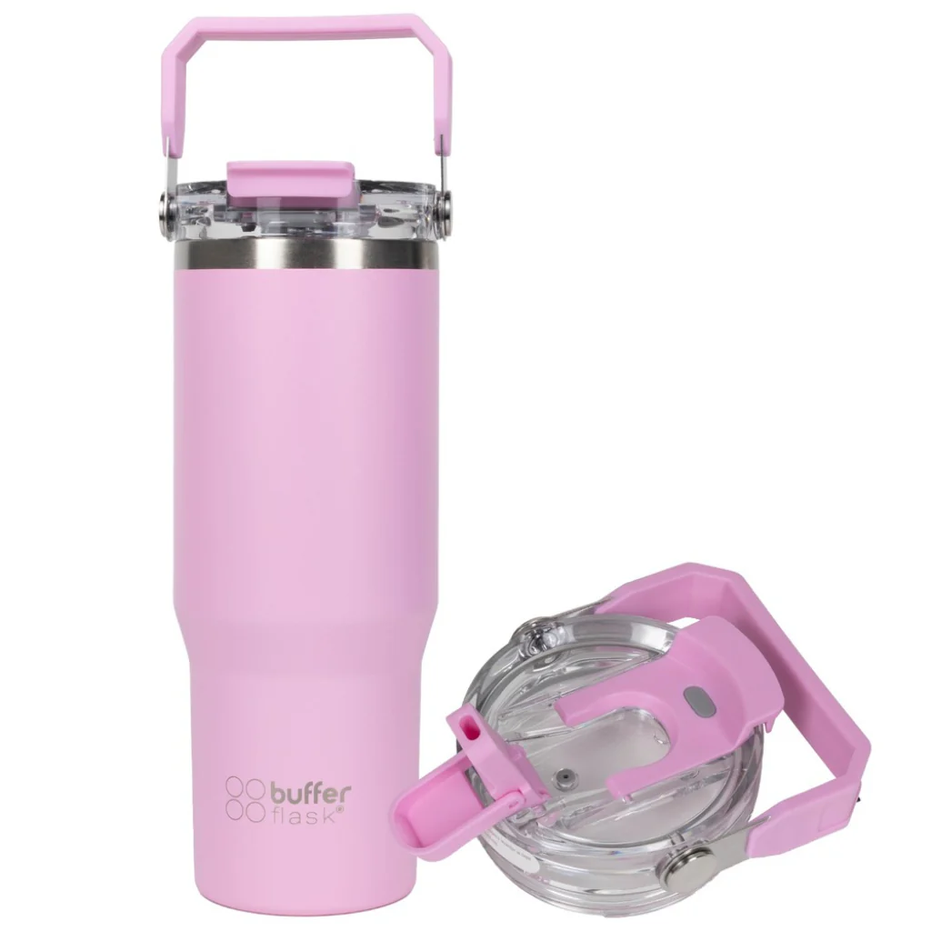 Vaso Tumbler Mug Buffer 800ml Cusco Acero Inoxidable Térmico Dani Pink