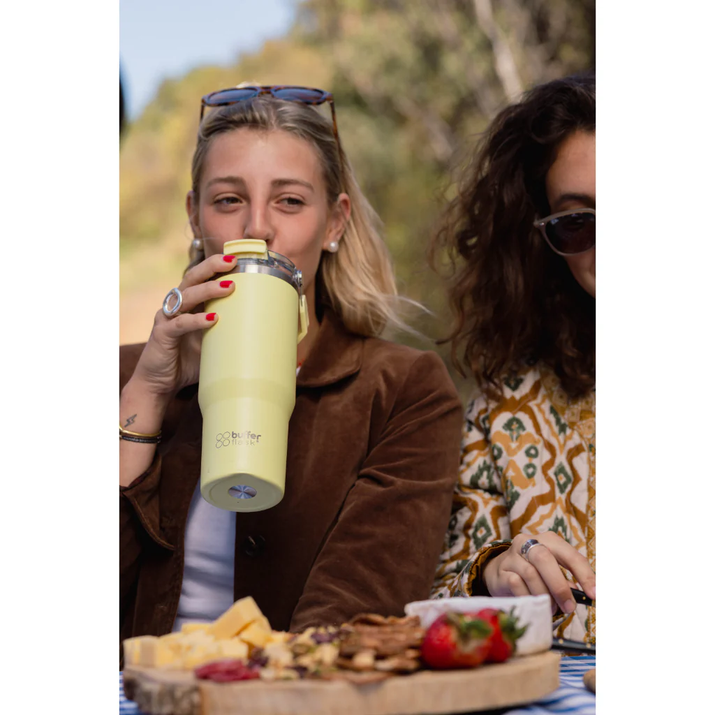 Vaso Tumbler Mug Buffer 800ml Cusco Acero Inoxidable Térmico, Lemon - Image 4