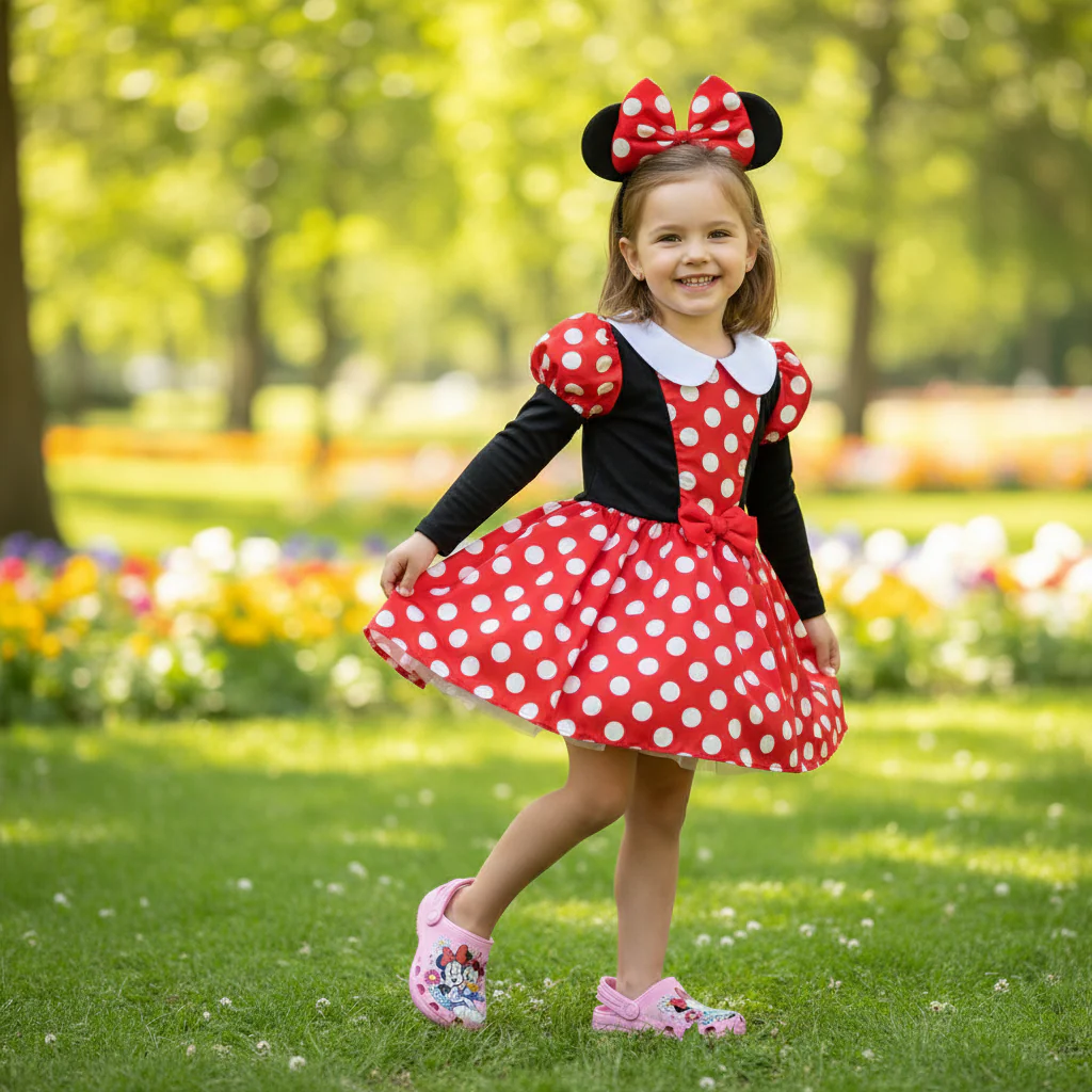 Sandalia Zueco Niña Minnie Rosa - Image 2